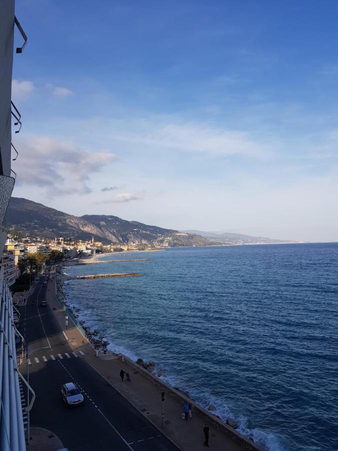 Menton Front Bord De Mer Cote D'Azur Florentina Sea View French Riviera Proche Monaco Montecarlo Superb Studio Dış mekan fotoğraf